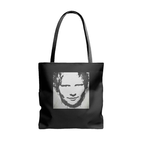 Ed Sheeran Banksy Style Graffiti Tote Bags