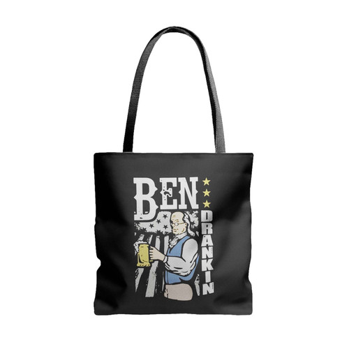 Funny Founding Father Ben Drankin Tote Bags