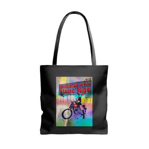 Inside The Rock Frame Blog Queens Of The Stone Age New Zealand Foil Variant S Tote Bags