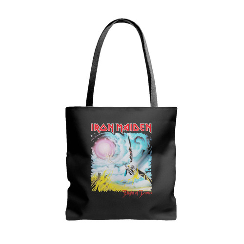 Iron Maiden Flight Of Icarus Song Tote Bags