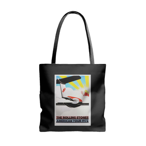 John Pasche The Rolling Stones American Tour 1972 Tote Bags
