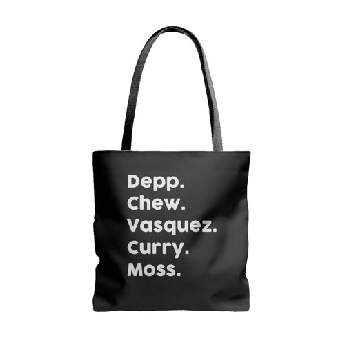 Johnny Depp Trial Chew Vasquez Curry Tote Bags