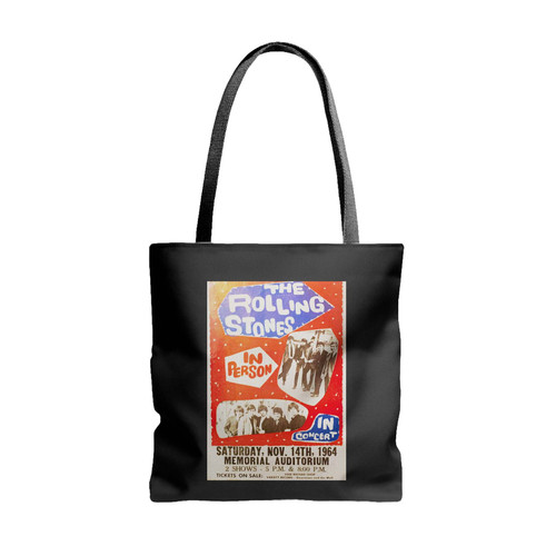 Original 1964 Rolling Stones Tote Bags