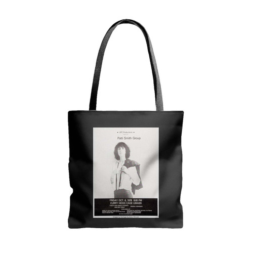 Patti Smith 1978 Signed & Inscribed Concert Tote Bags