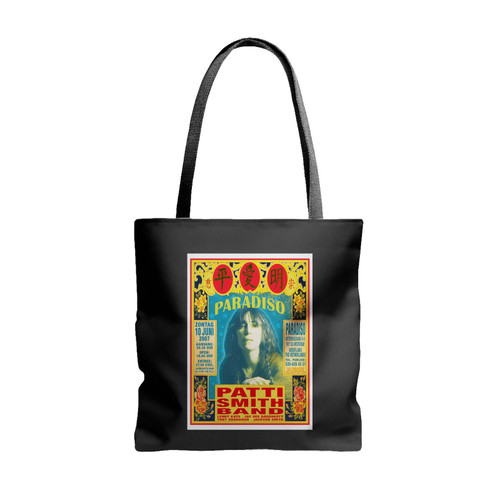 Patti Smith Band Concert S Tote Bags