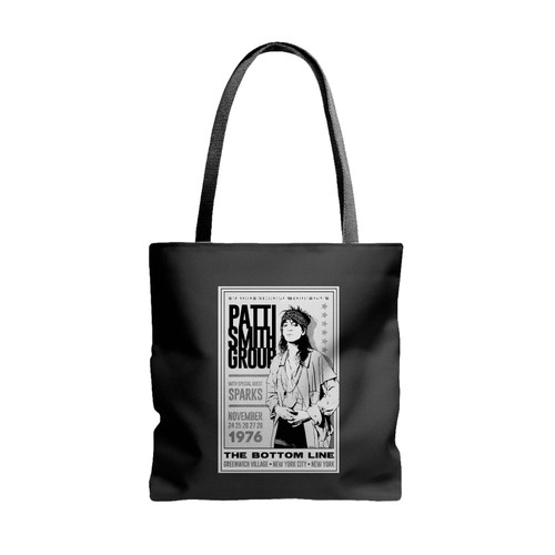 Patti Smith Group 1976 Concert Tote Bags