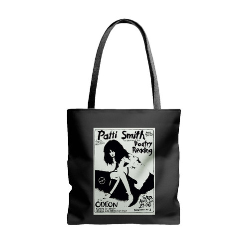 Patti Smith Poetry Reading Tote Bags