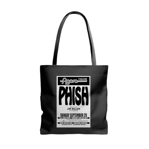 Phish 1991 Cleveland Concert Tote Bags