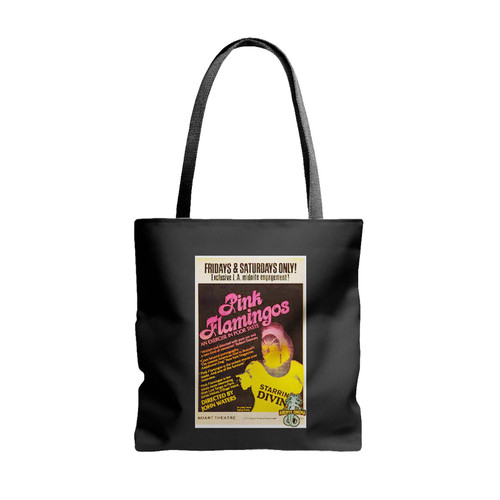 Pink Flamingos Midnight Show Tote Bags