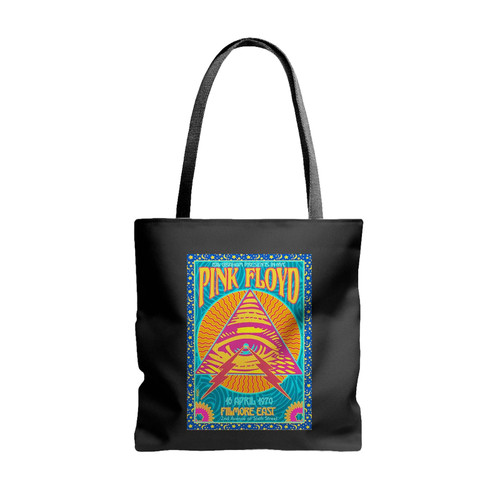 Pink Floyd Live At Fillmore East 1970 Music Concert Tallenge Classic Rock Music Collection Tote Bags