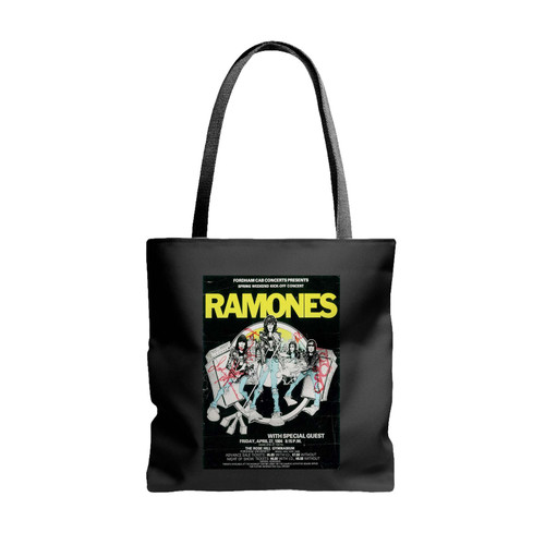 Punk Rock Throwback The Ramones Play The Rose Hill Gym Tote Bags