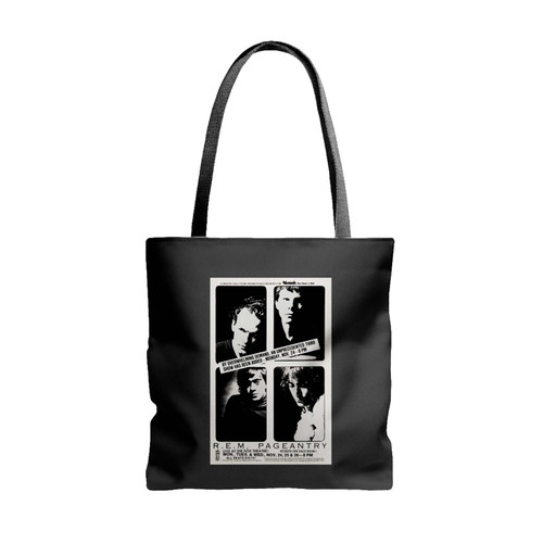 R E M Fox Theater Atlanta Concert Tote Bags