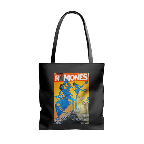 Ramones 1989 Australasian Tour Tote Bags