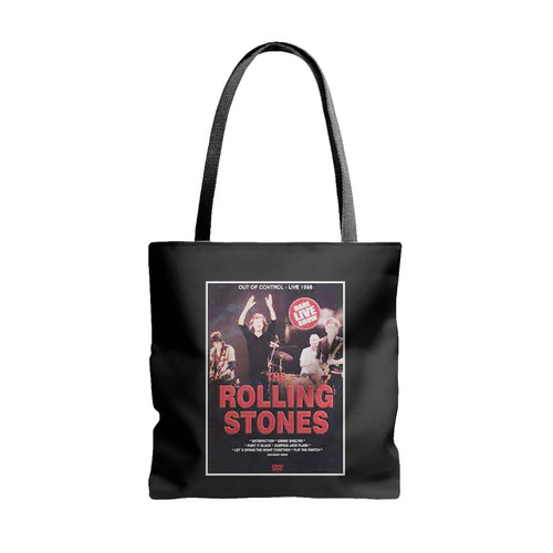 Rolling Stones The Out Of Control Live 1998 Tote Bags