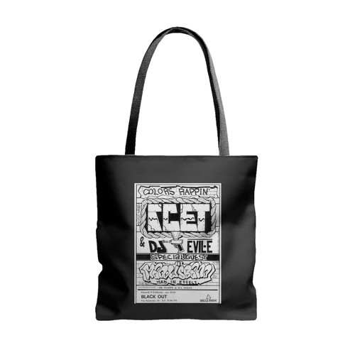 Run Dmc & Public Enemy In Rome Tote Bags