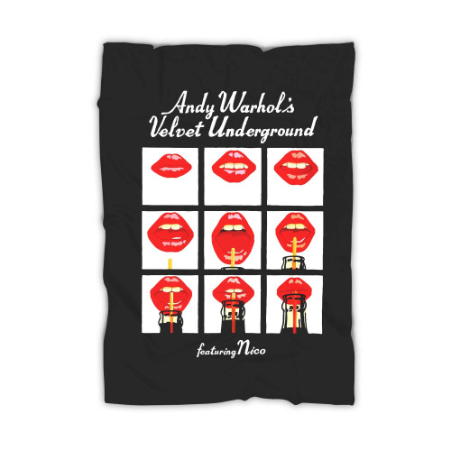 Velvet Underground Featuring Nico Vintage Poster Blanket
