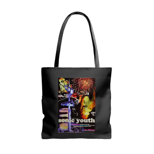 Sonic Youth Vintage Concert 1 Tote Bags