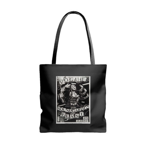 Soundgarden Feast 1987 Seattle Vogue Concert Tote Bags