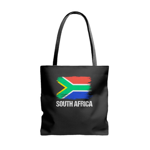 South Africa Flag Pride Vintage Heritage Patriotic Born Tote Bags