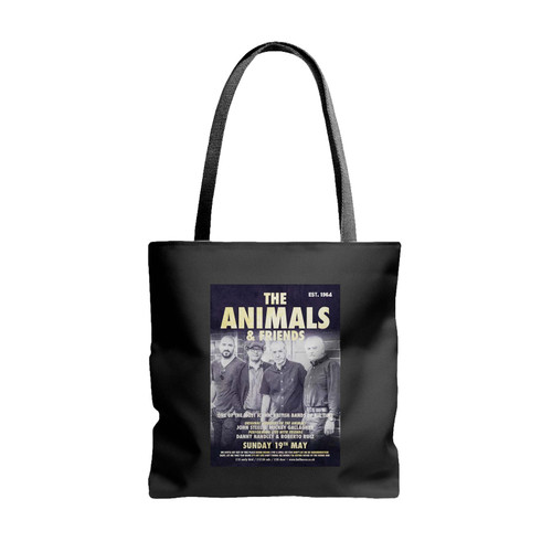 The Animals And Friends At Half Moon Tote Bags
