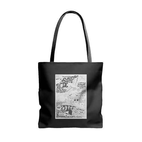 The Byrds Signed 1969 Concert Tote Bags