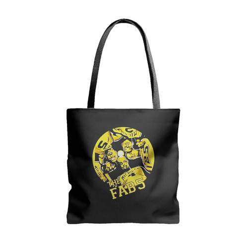 The Fab Five 5 Michigan Retro Basketball Tote Bags The Fab Five 5 Michigan Retro Basketball Tote Bags