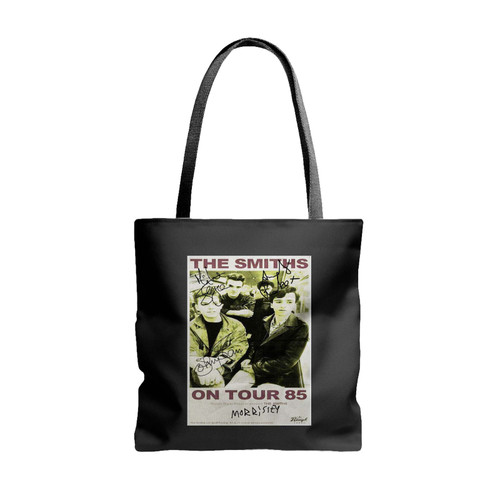 The Smiths Signed Vintage 1 Tote Bags