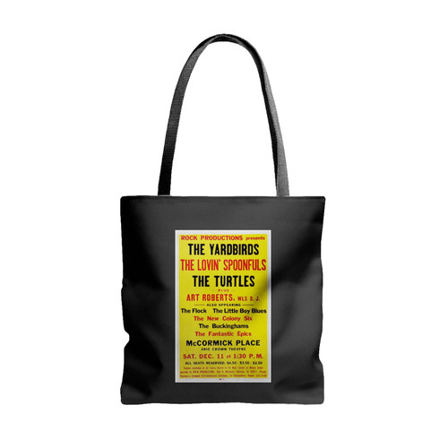 The Yardbirds Arie Crown Theatre Value Tote Bags