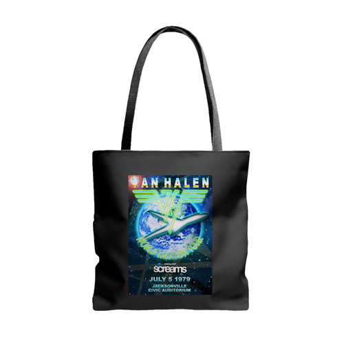 Van Halen Jax Concert Tote Bags