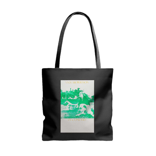 Van Morrison In Concert Tote Bags Van Morrison In Concert Tote Bags