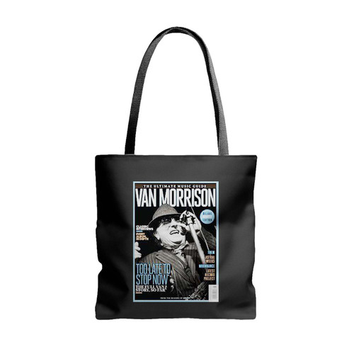 Van Morrison The Ultimate Music Guide Tote Bags