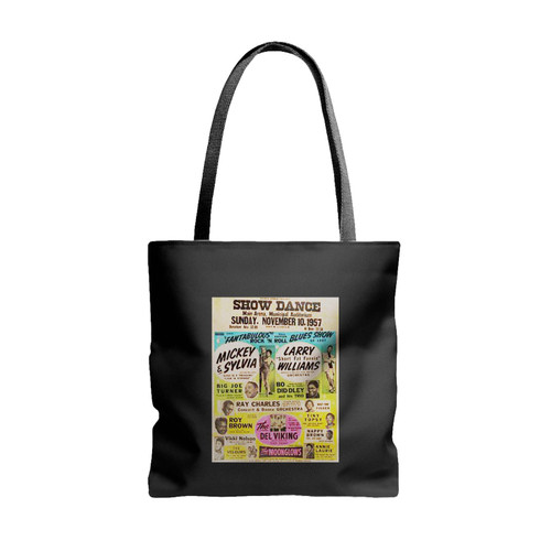 Vintage Rock 'n Roll And R&b Concert S Tote Bags