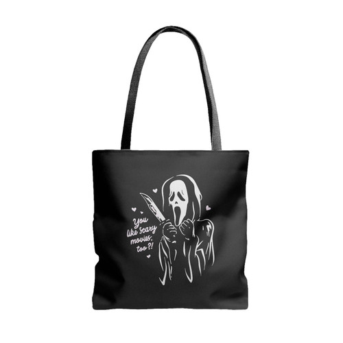 You Like Scary Movies Too Funny Halloween Scream Tote Bags