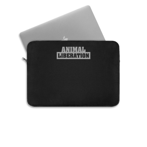 Animal Liberation Vegetarian Vegan Earth Laptop Sleeve