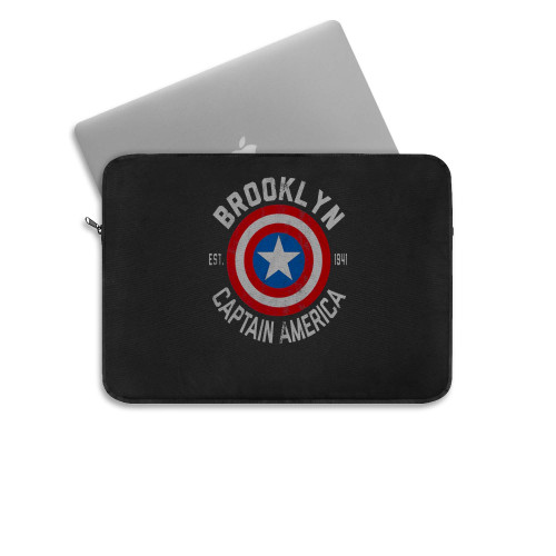 Brooklyn Shield Captain America Marvel Avengers Endgame Iron Man Laptop Sleeve