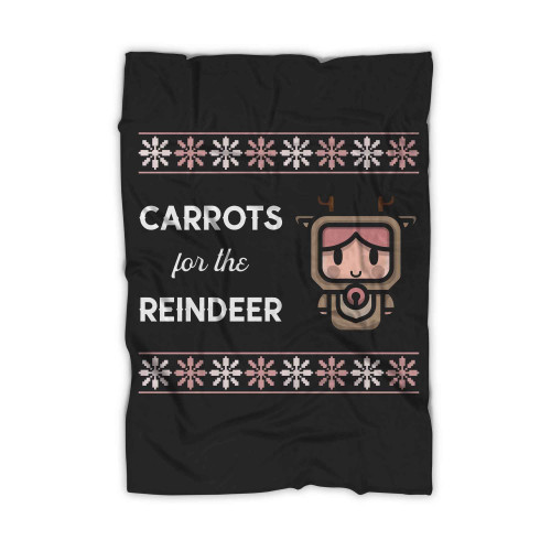 Carrots For The Reindeer Blanket