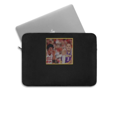 Chris Brown Michael Jackson Michael Jordan Kobe Bryant King Of Pop Prince Laptop Sleeve