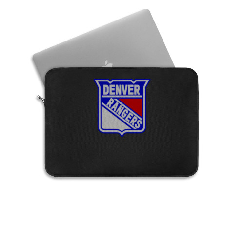 Defunct Denver Rangers 1989 Halftones Laptop Sleeve