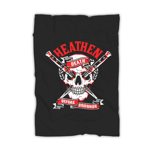 Heathen Death Before Dishonor Blanket
