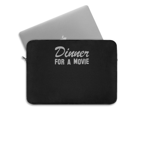 Dinner For A Movie Laptop Sleeve