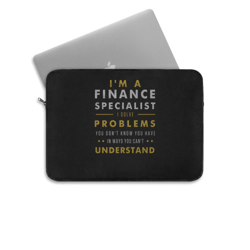 Finance Specialist Financial Laptop Sleeve