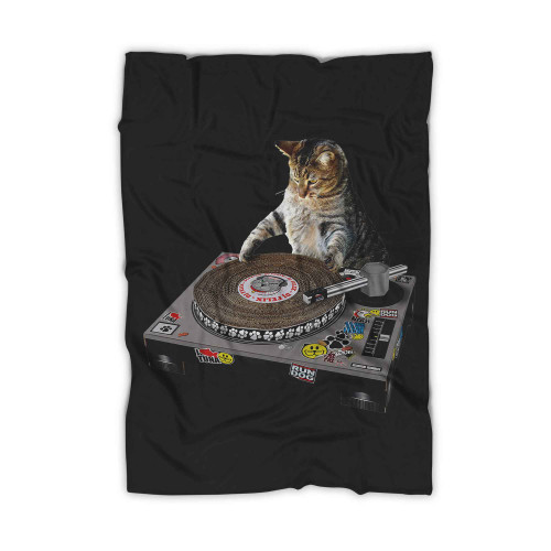 Dj Cat Spiral Notebook by Jayden Bromham - Pixels