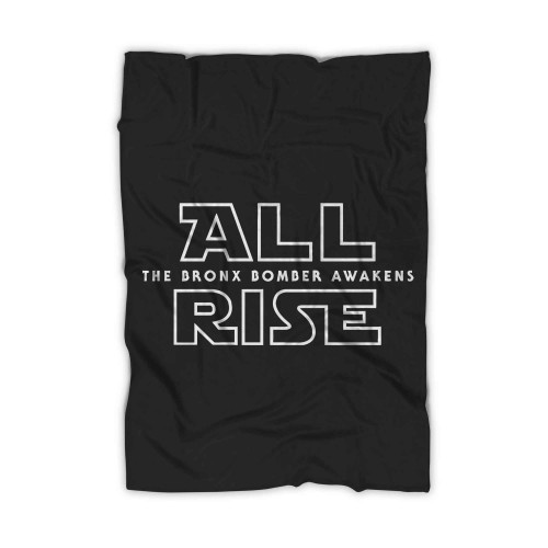 All Rise For Aaron Judge Yankees Bronx Bomber Star Wars Blanket