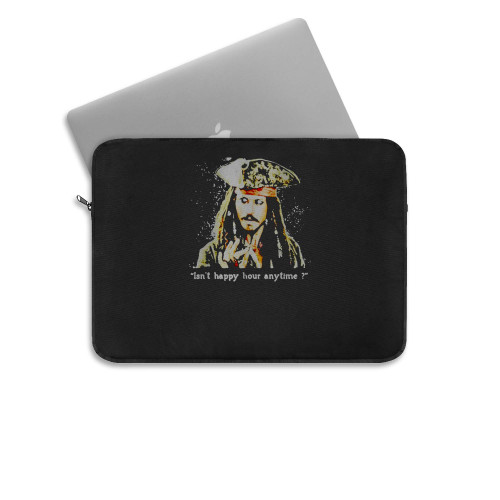 Justice For Johnny Depp Isnt Happy Hour Anytime Laptop Sleeve