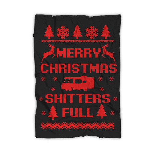 Merry Christmas Shitter Full Blanket