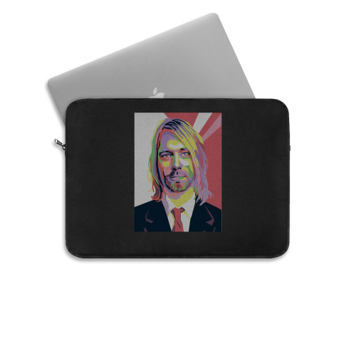 Kurt Cobain Nirvana Rock Legend Pop Art Laptop Sleeve