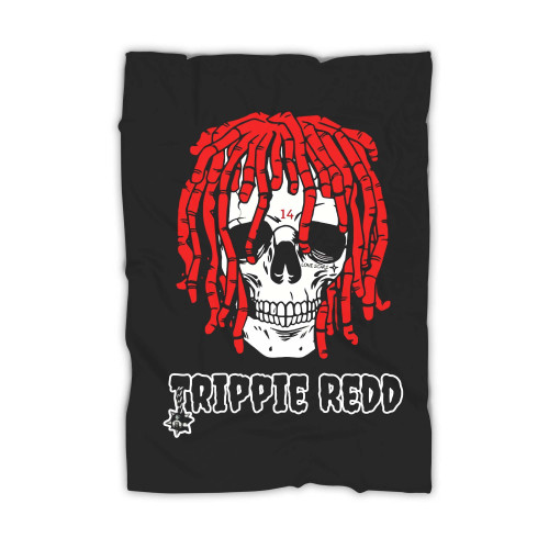 Trippie Redd Rapper Skeleton Blanket