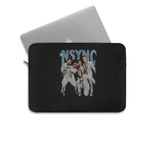 Nsync White Suits Strike A Pose Laptop Sleeve