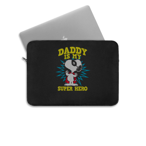 Peanuts Snoopy Fathers Day Super Hero Laptop Sleeve