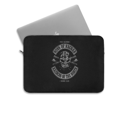 Sons Of Ragnar Vikings Club True Heathens Laptop Sleeve